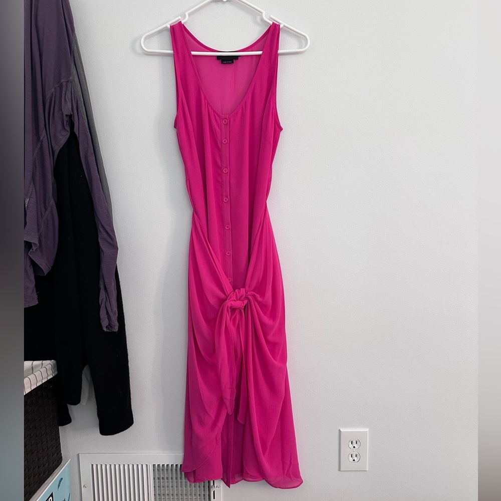 Hatch Maternity Dress Jaden, fuchsia size 1/S